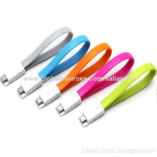 Colorful micro USB cable with magnet for Samsung
